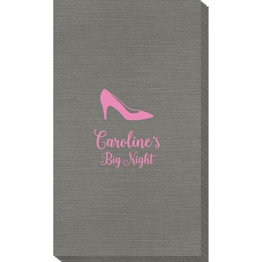 High Heeled Shoe Bamboo Luxe Guest Towels
